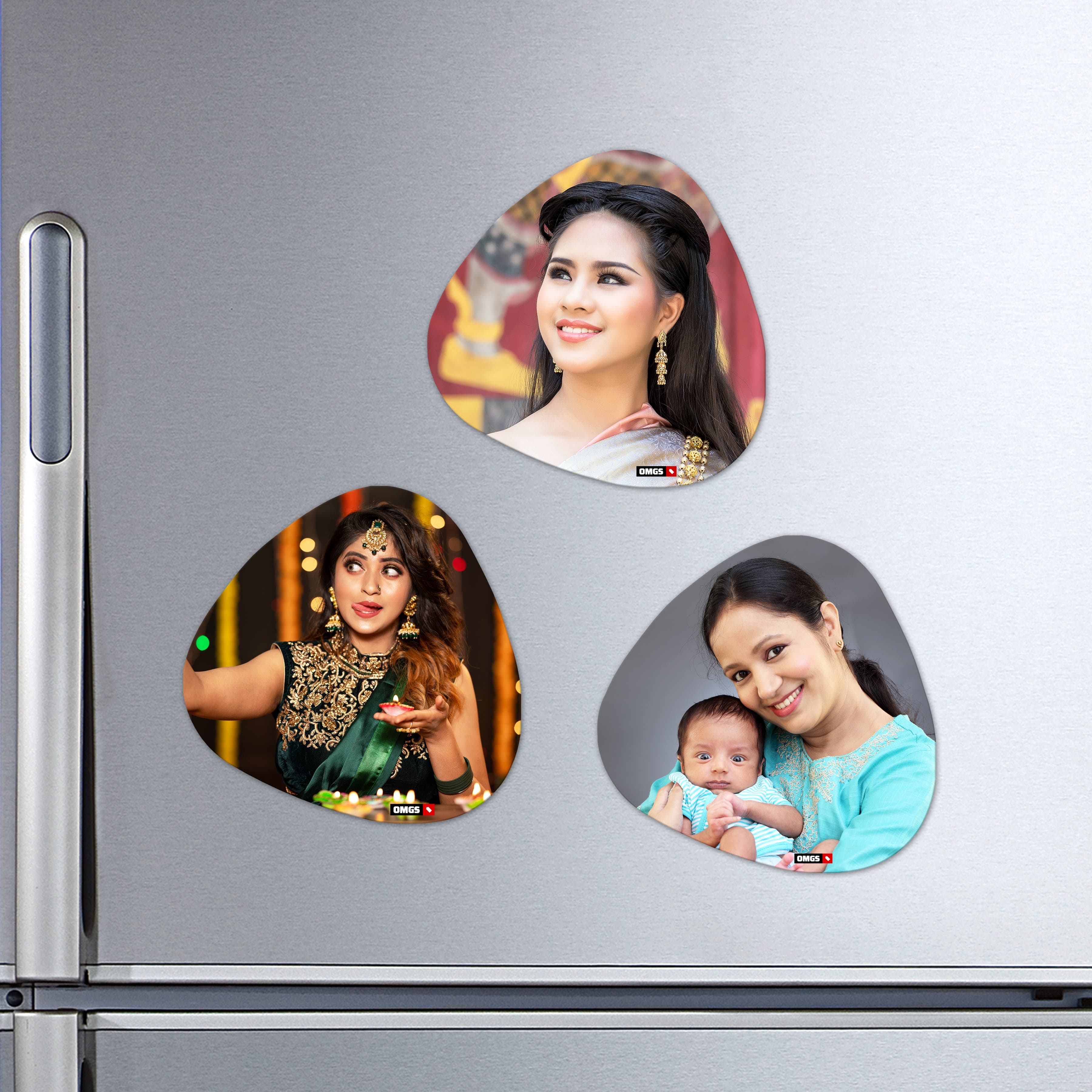 OMGs Triangle Acrylic Fridge Magnet - Image 1