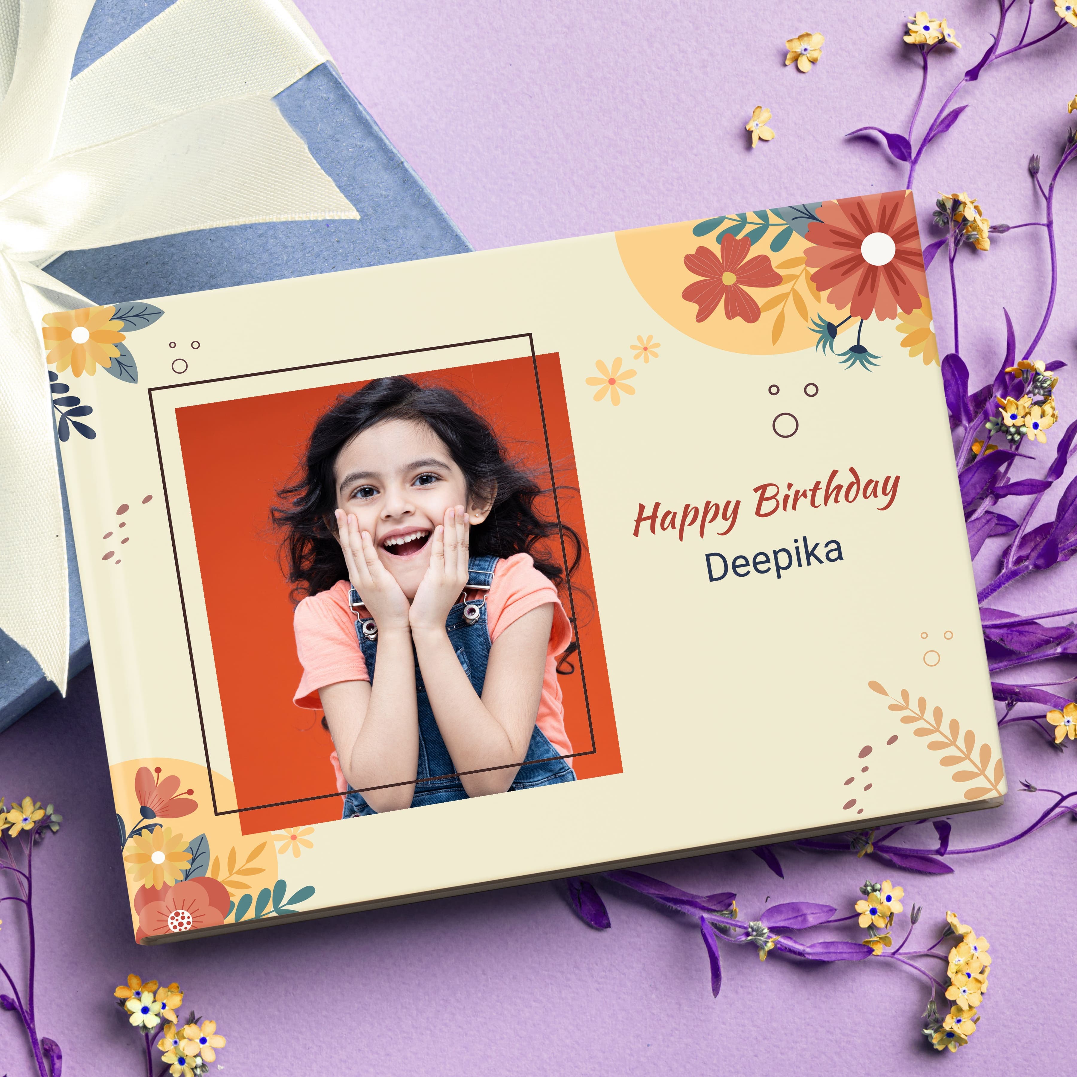 Birthday Custom Name Photo Book - Image 1