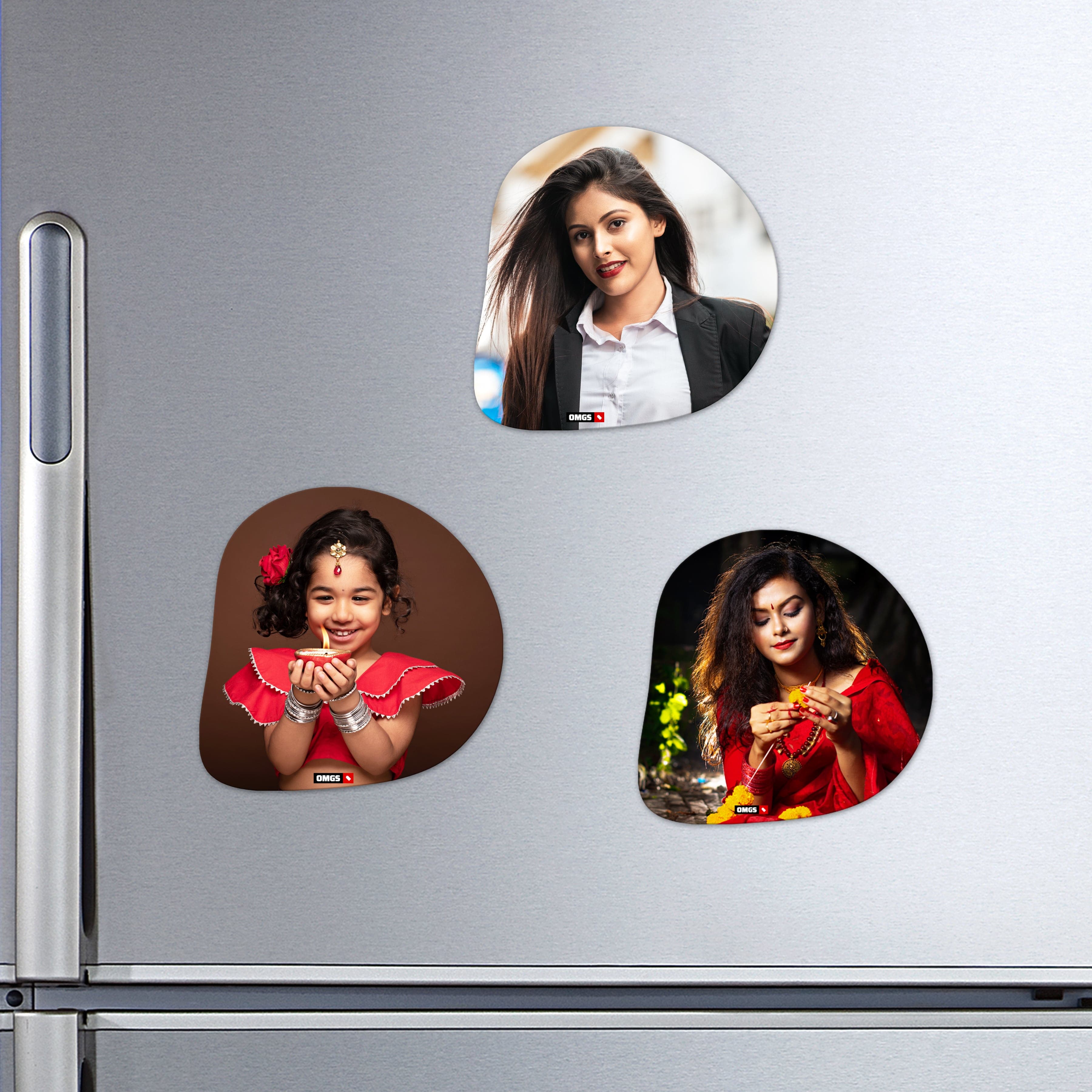 OMGs Balloon Shape Acrylic Fridge Magnet - Image 1