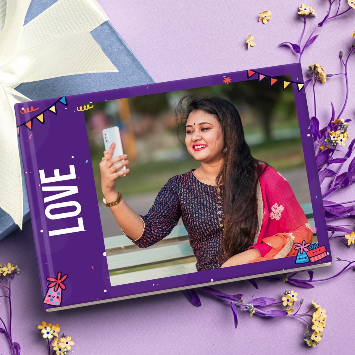 Birthday Purple Photo Album - Image 1