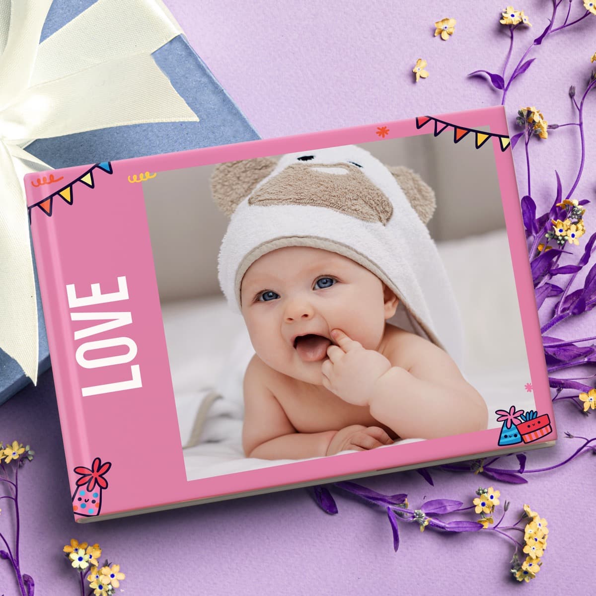 Pink Birthday Photo Album - Image 1