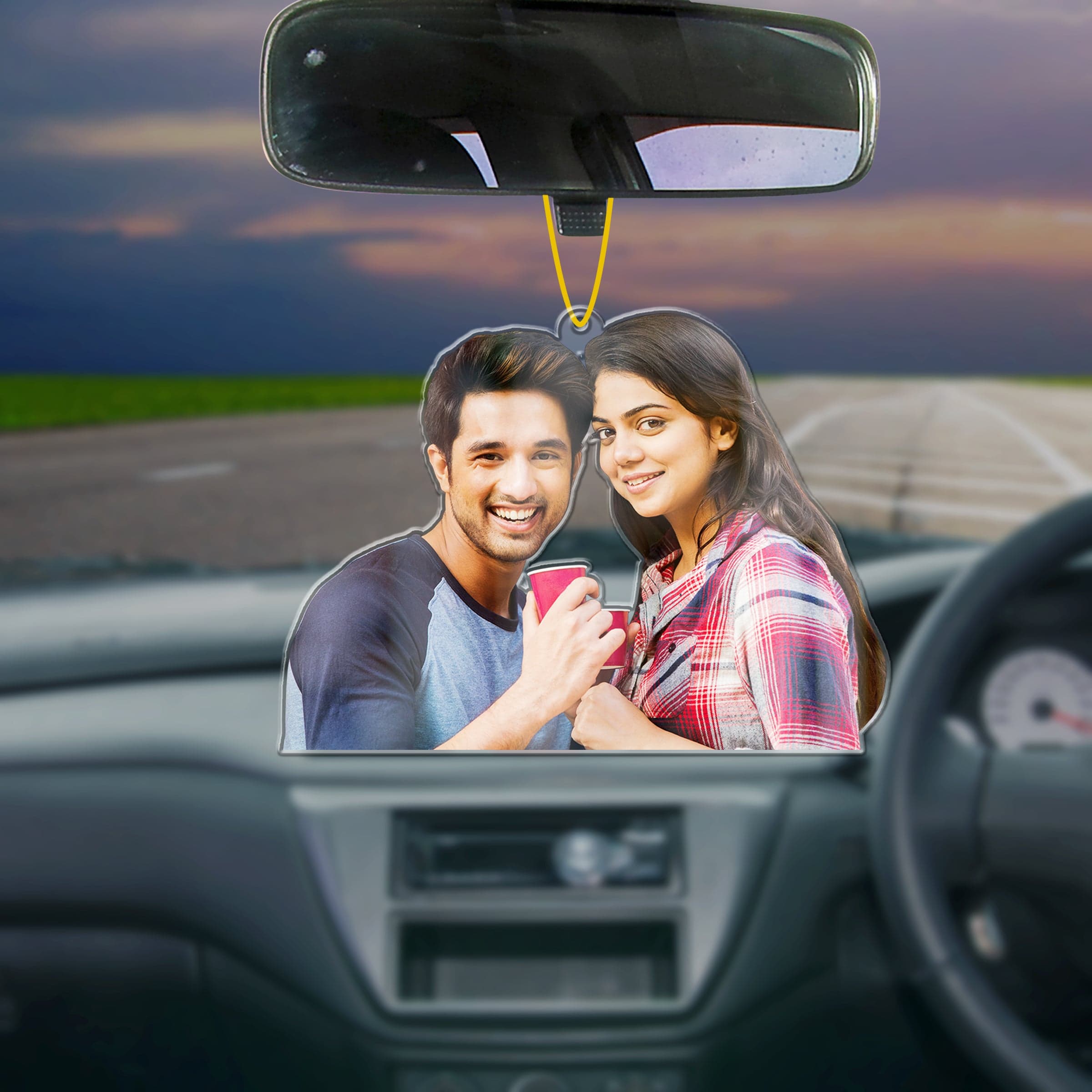 OMGs Car Hanging Photo Ornament - Image 1