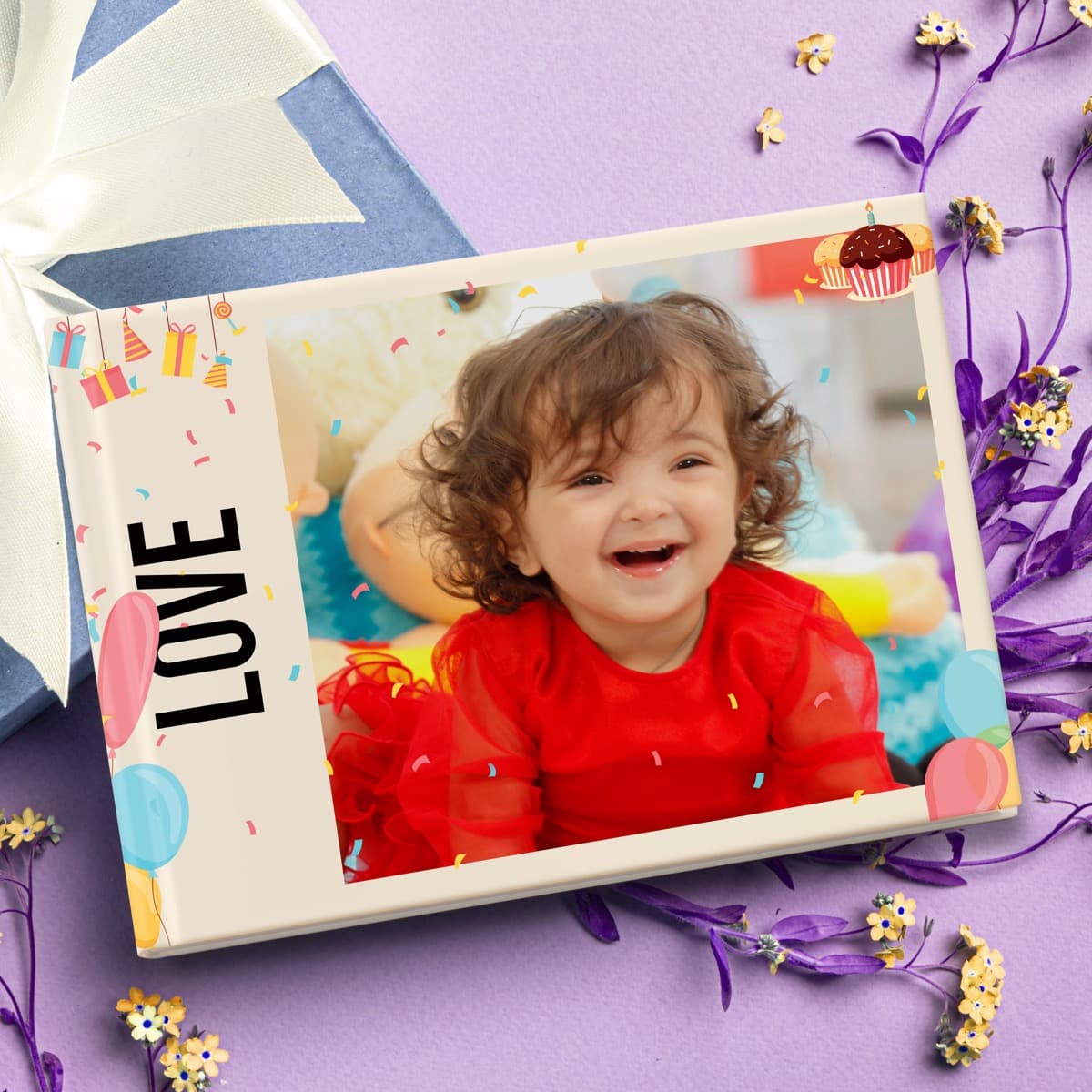 My 1st Year Birthday Personalised Photo Album - Image 1